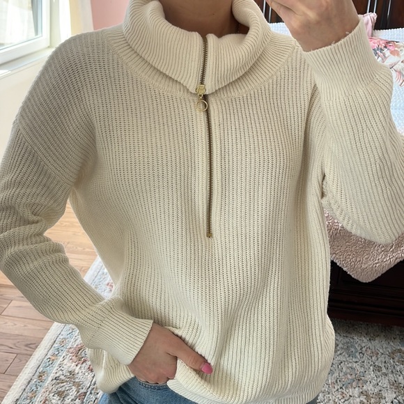 Talbots collar half zip sweater size 1x - Picture 6 of 13